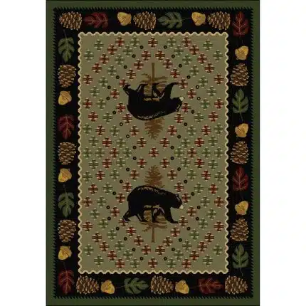 Patchwork Bear Green 1 1