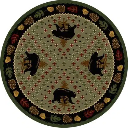 Patchwork Bear Green 2 1