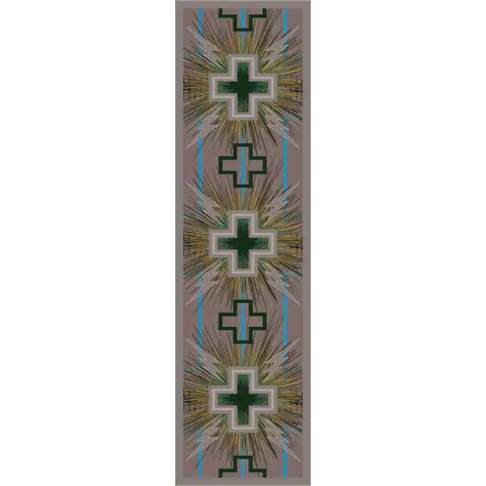 S0276SND201 Sacha Knight Temple Sand 2x8 Runner