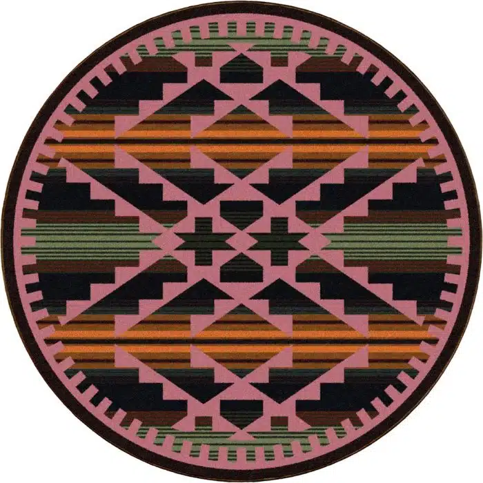 Saddle Blanket Periwinkle 8RD ST V