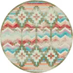 Shake Your Shawl Distressed Bright 8ft round