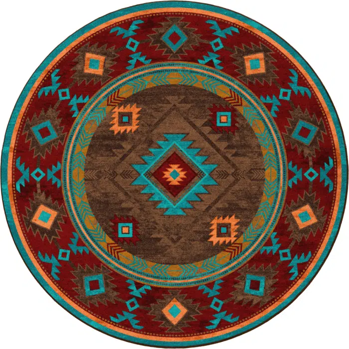 Whiskey River Turquoise 8RD ST V
