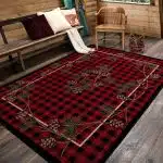 Wooded Pines Red 4 1
