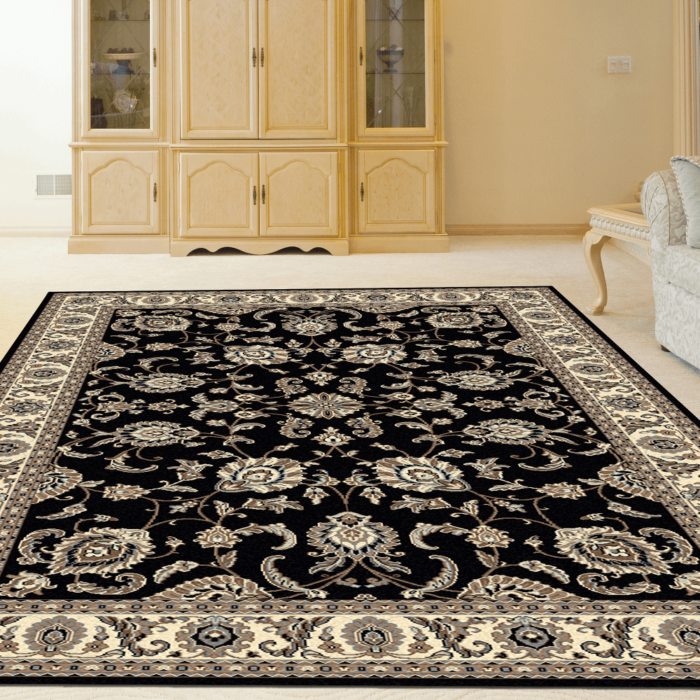 Alba Black 1426 Traditional Rugs