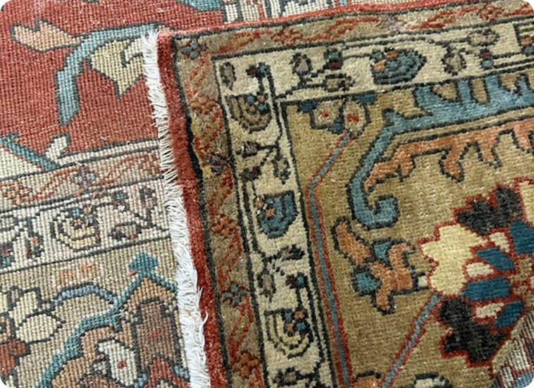 Professional rug repair