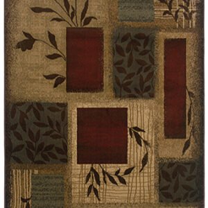 ESSY RUGS AMELIA 260X6 Beige/ Red Area Rugs