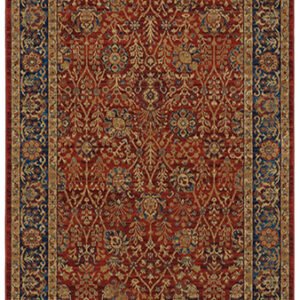 ESSY RUGS ANKARA 501R5 Red/ Blue Area Rugs