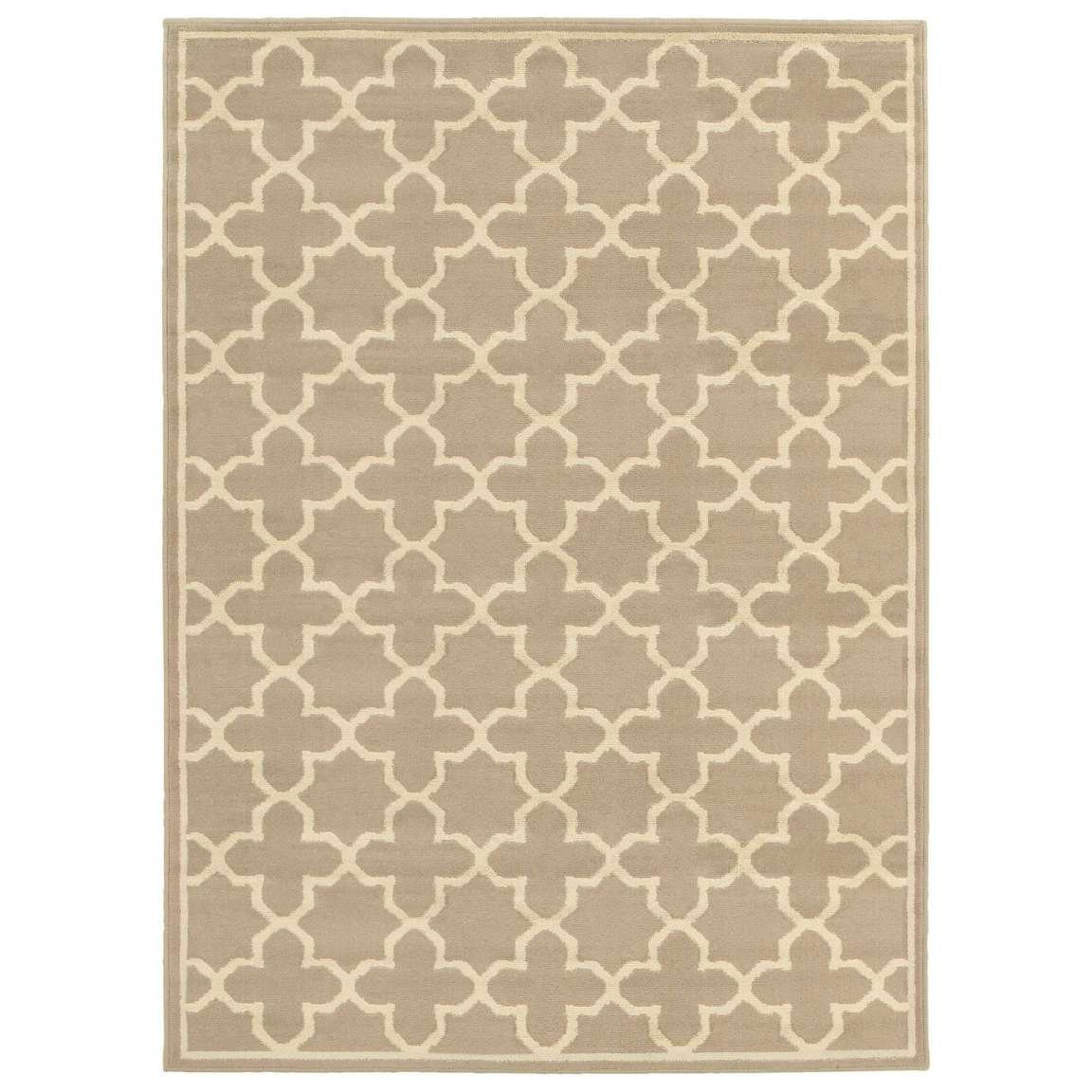 ESSY RUGS BRENTWOOD 091D9 Tan/ Beige Area Rugs
