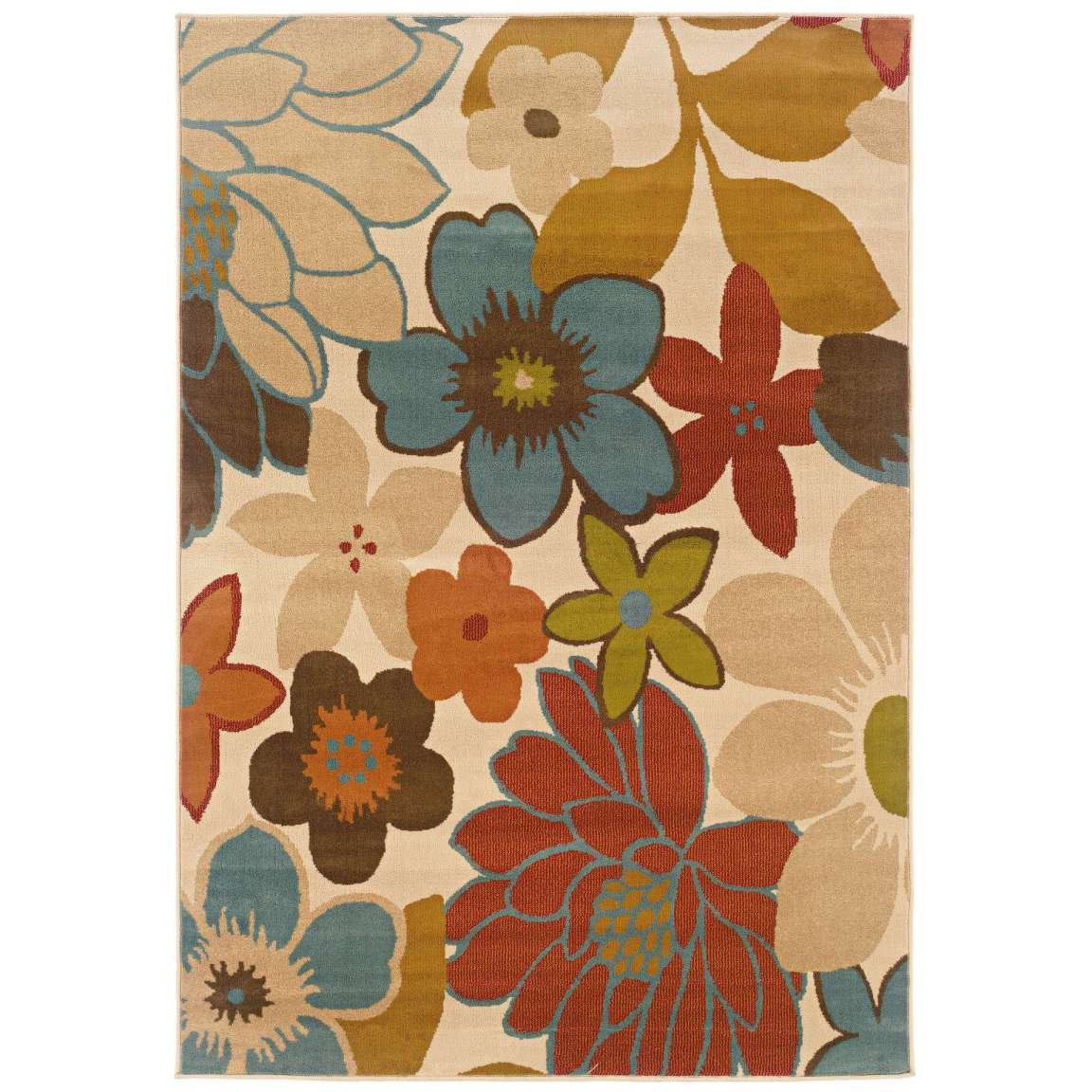 ESSY RUGS EMERSON 2040A Ivory/ Gold Area Rugs