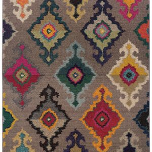 ESSY RUGS KALEIDOSCOPE 5990E Grey/ Multi Area Rugs