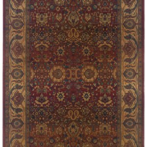 ESSY RUGS KHARMA 332C4 Red/ Gold Area Rugs