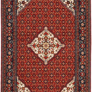 ESSY RUGS LILIHAN 001C6 Red/ Blue Area Rugs