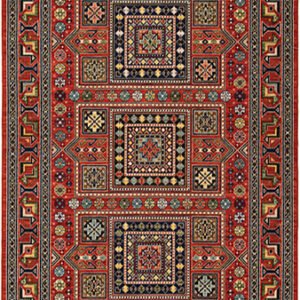 ESSY RUGS LILIHAN 002C6 Red/ Multi Area Rugs