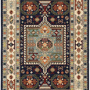 ESSY RUGS LILIHAN 041H6 Blue/ Ivory Area Rugs