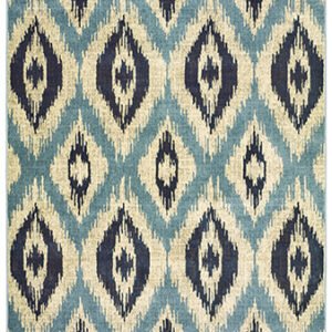 ESSY RUGS LINDEN 7825C Blue/ Grey Area Rugs