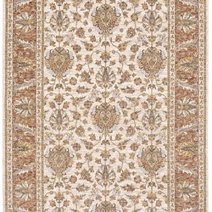 ESSY RUGS MAHARAJA 5091Q Ivory/ Rust Area Rugs