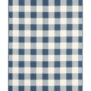 ESSY RUGS MERIDIAN 2598V Blue/ Ivory Area Rugs