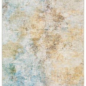 ESSY RUGS MYERS PARK MYP09 Yellow/ Blue Area Rugs