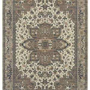 ESSY RUGS PASHA 5991D Ivory/ Grey Area Rugs