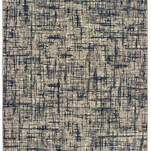 ESSY RUGS RICHMOND 802K3 Grey/ Navy Area Rugs
