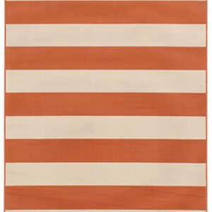 ESSY RUGS RIVIERA 4768B Orange/ Ivory Area Rugs