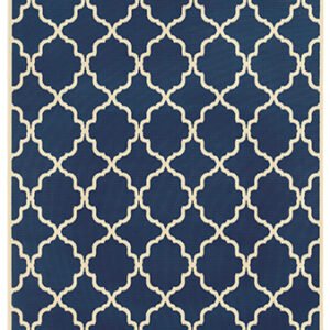 ESSY RUGS RIVIERA 4770L Navy/ Ivory Area Rugs